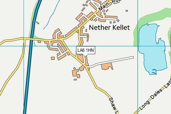 LA6 1HN map - OS VectorMap District (Ordnance Survey)