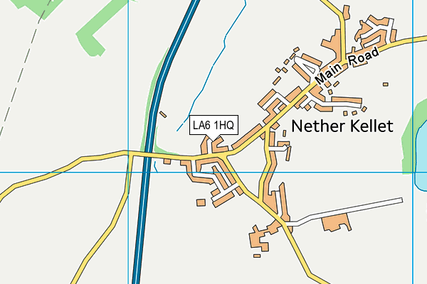 LA6 1HQ map - OS VectorMap District (Ordnance Survey)