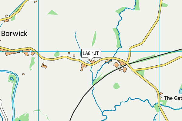 LA6 1JT map - OS VectorMap District (Ordnance Survey)