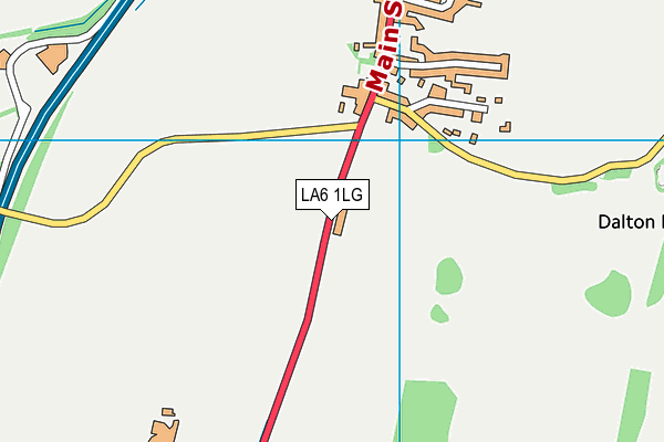 LA6 1LG map - OS VectorMap District (Ordnance Survey)