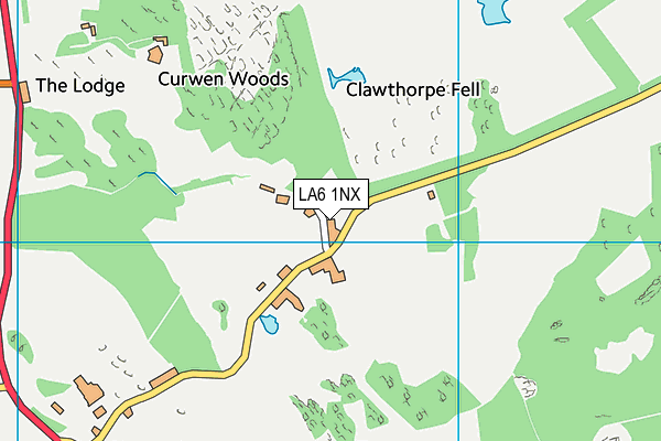 LA6 1NX map - OS VectorMap District (Ordnance Survey)