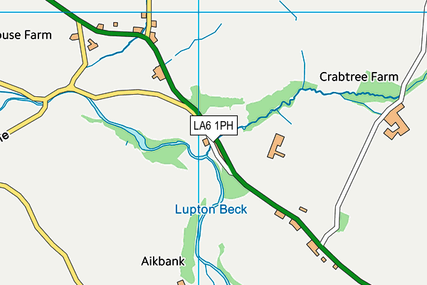 LA6 1PH map - OS VectorMap District (Ordnance Survey)