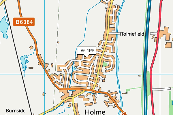 LA6 1PP map - OS VectorMap District (Ordnance Survey)