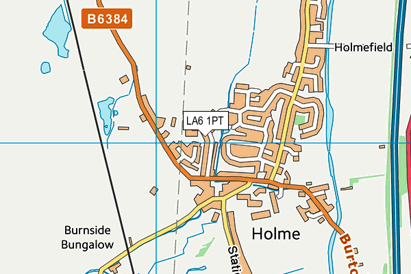 LA6 1PT map - OS VectorMap District (Ordnance Survey)