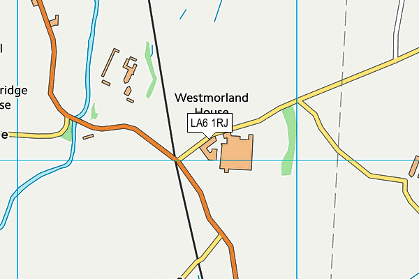 LA6 1RJ map - OS VectorMap District (Ordnance Survey)