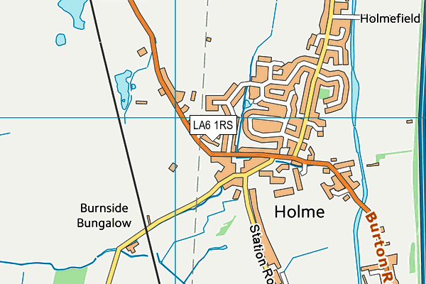 LA6 1RS map - OS VectorMap District (Ordnance Survey)