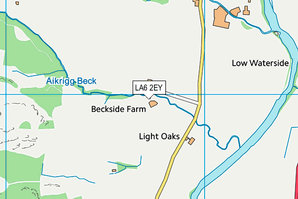 LA6 2EY map - OS VectorMap District (Ordnance Survey)