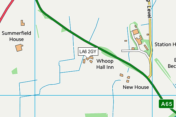 Whoop Hall Country Club map (LA6 2GY) - OS VectorMap District (Ordnance Survey)