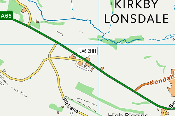 LA6 2HH map - OS VectorMap District (Ordnance Survey)