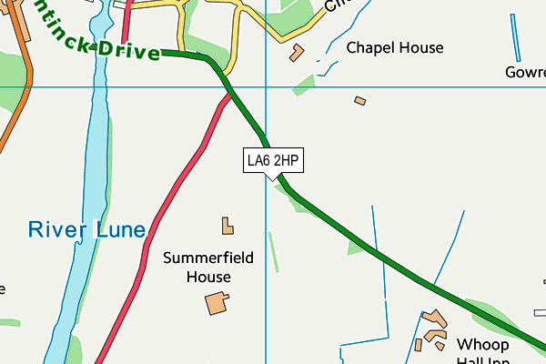 LA6 2HP map - OS VectorMap District (Ordnance Survey)