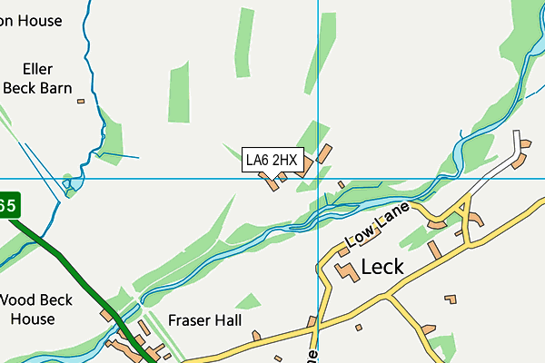 LA6 2HX map - OS VectorMap District (Ordnance Survey)