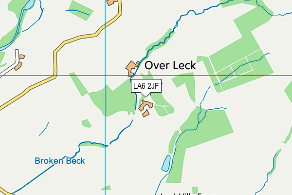LA6 2JF map - OS VectorMap District (Ordnance Survey)