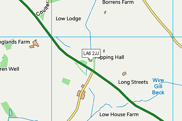 LA6 2JJ map - OS VectorMap District (Ordnance Survey)