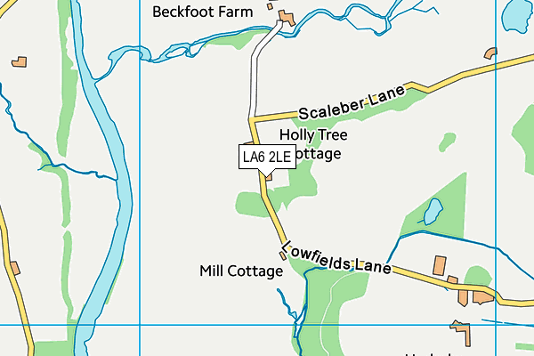 LA6 2LE map - OS VectorMap District (Ordnance Survey)