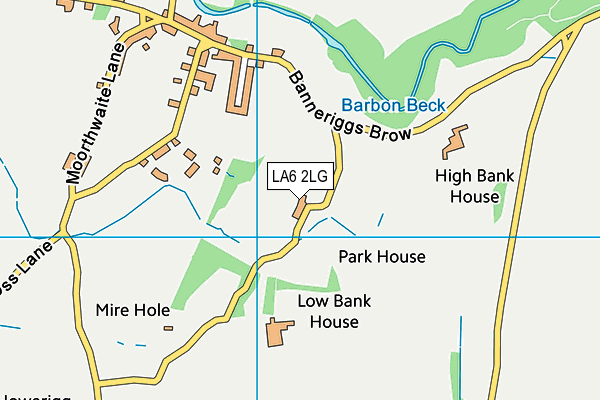 LA6 2LG map - OS VectorMap District (Ordnance Survey)