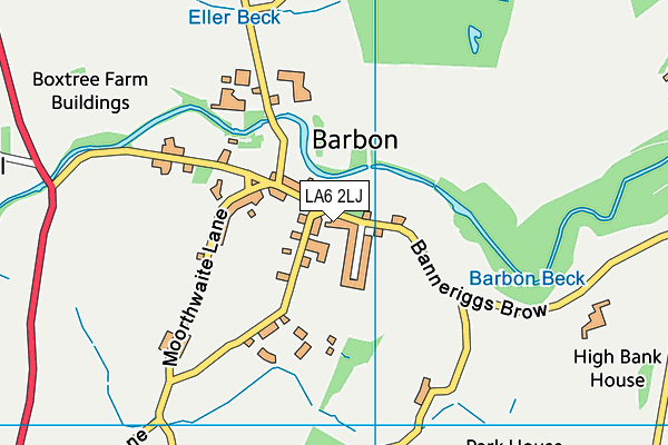 Kirkby Lonsdale Golf Club map (LA6 2LJ) - OS VectorMap District (Ordnance Survey)