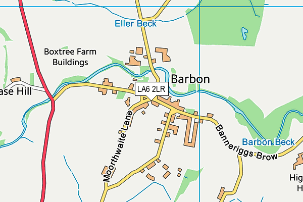 LA6 2LR map - OS VectorMap District (Ordnance Survey)