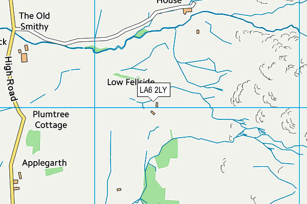 LA6 2LY map - OS VectorMap District (Ordnance Survey)