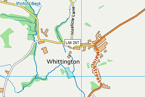 LA6 2NT map - OS VectorMap District (Ordnance Survey)