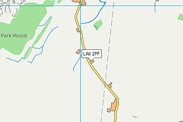 LA6 2PF map - OS VectorMap District (Ordnance Survey)