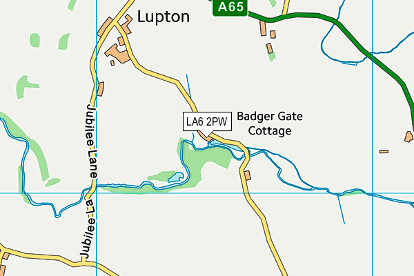 LA6 2PW map - OS VectorMap District (Ordnance Survey)