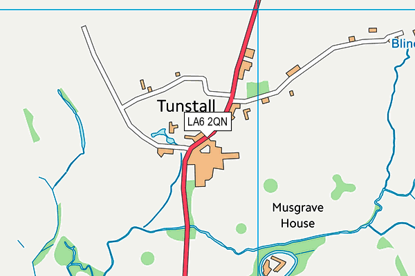 LA6 2QN map - OS VectorMap District (Ordnance Survey)