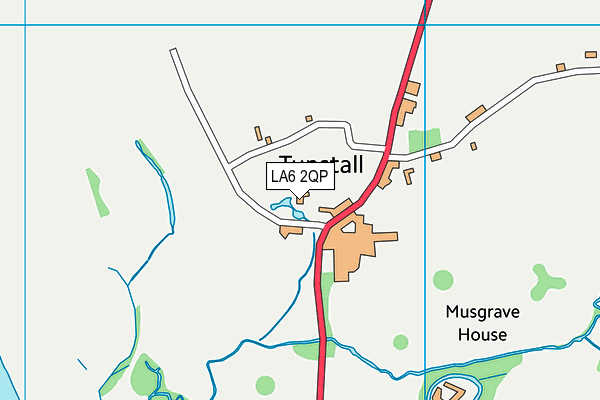 LA6 2QP map - OS VectorMap District (Ordnance Survey)