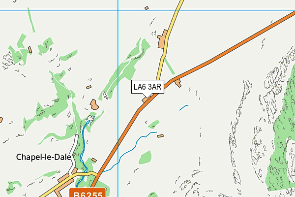 LA6 3AR map - OS VectorMap District (Ordnance Survey)