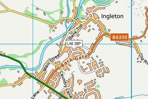 LA6 3BP map - OS VectorMap District (Ordnance Survey)