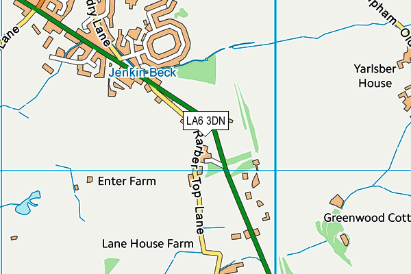 LA6 3DN map - OS VectorMap District (Ordnance Survey)