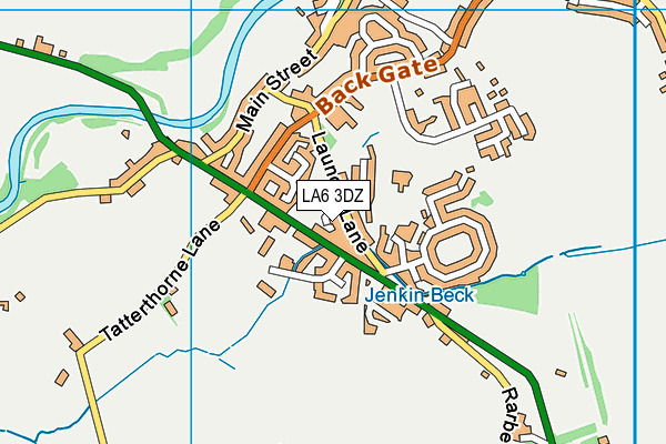 LA6 3DZ map - OS VectorMap District (Ordnance Survey)