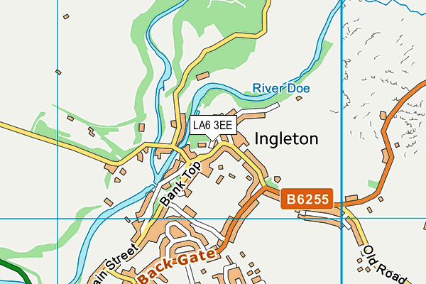 LA6 3EE map - OS VectorMap District (Ordnance Survey)