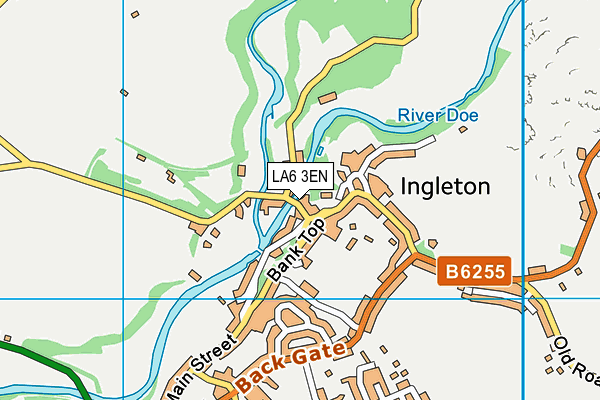 LA6 3EN map - OS VectorMap District (Ordnance Survey)