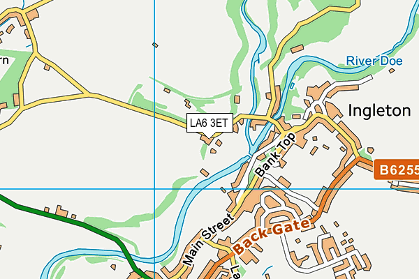 LA6 3ET map - OS VectorMap District (Ordnance Survey)