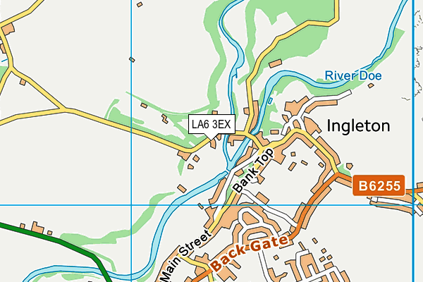 LA6 3EX map - OS VectorMap District (Ordnance Survey)