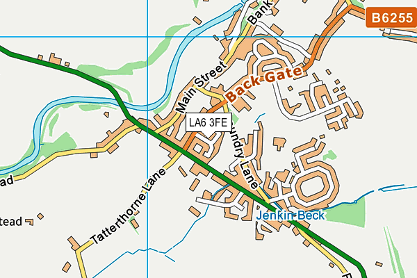 LA6 3FE map - OS VectorMap District (Ordnance Survey)