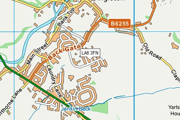 LA6 3FN map - OS VectorMap District (Ordnance Survey)