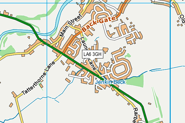 LA6 3GH map - OS VectorMap District (Ordnance Survey)