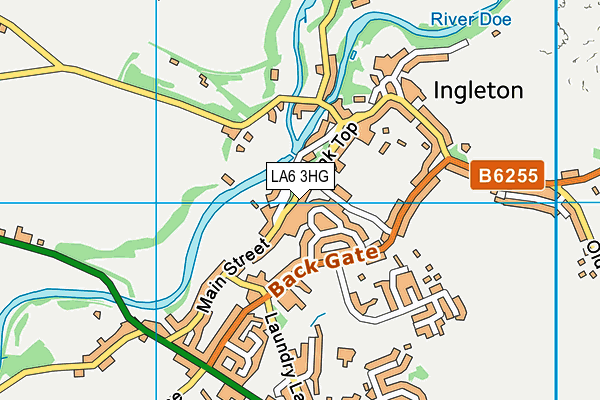 Ingleborough Community Centre map (LA6 3HG) - OS VectorMap District (Ordnance Survey)
