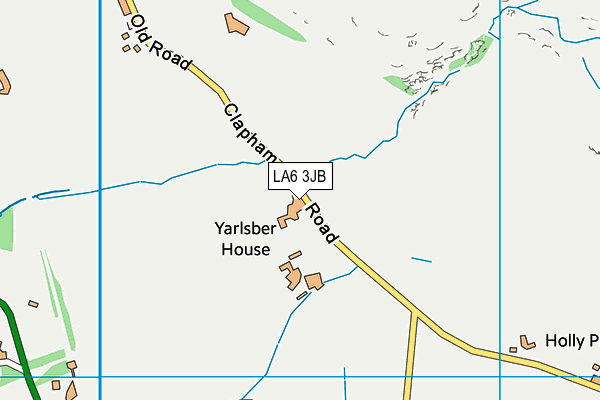 LA6 3JB map - OS VectorMap District (Ordnance Survey)