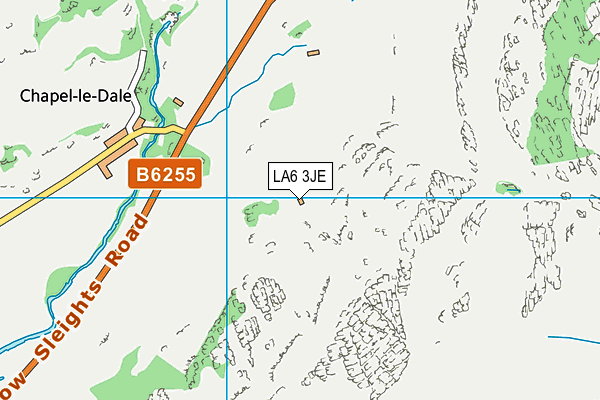 LA6 3JE map - OS VectorMap District (Ordnance Survey)