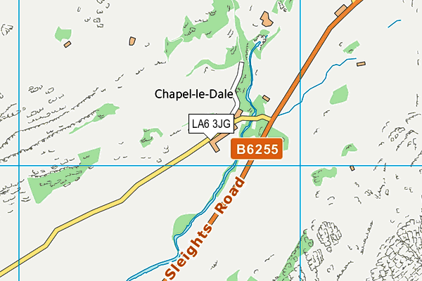 LA6 3JG map - OS VectorMap District (Ordnance Survey)