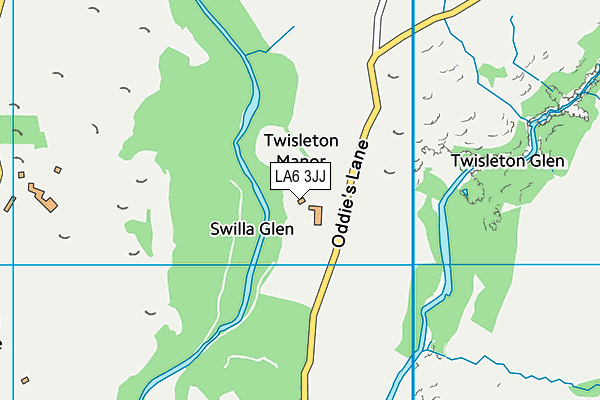 LA6 3JJ map - OS VectorMap District (Ordnance Survey)