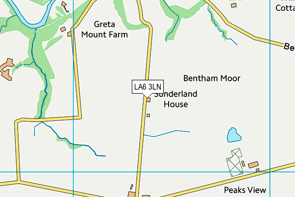 LA6 3LN map - OS VectorMap District (Ordnance Survey)