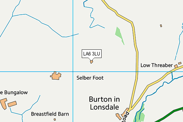 LA6 3LU map - OS VectorMap District (Ordnance Survey)