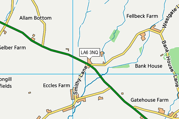 LA6 3NQ map - OS VectorMap District (Ordnance Survey)
