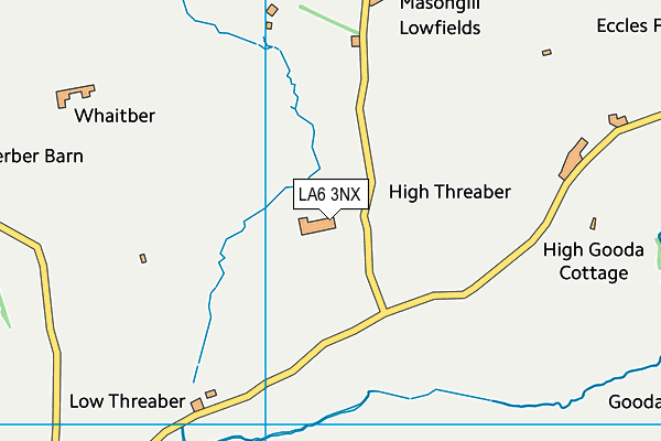 LA6 3NX map - OS VectorMap District (Ordnance Survey)
