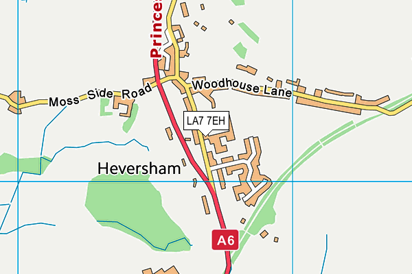 Dallam School (Heversham) map (LA7 7EH) - OS VectorMap District (Ordnance Survey)