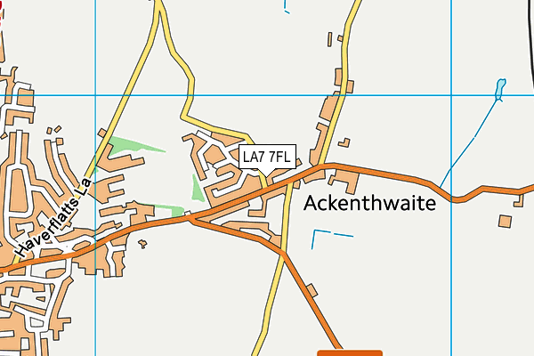 LA7 7FL map - OS VectorMap District (Ordnance Survey)