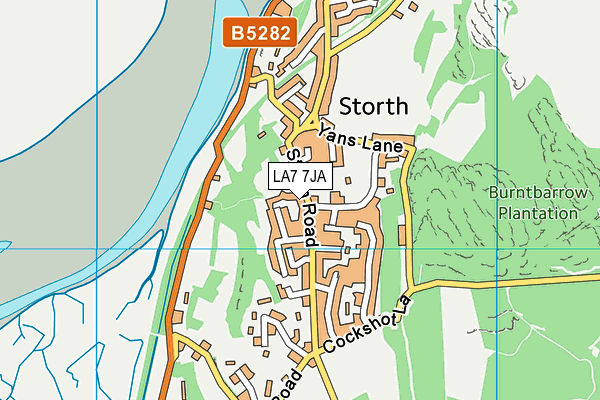Storth CofE School map (LA7 7JA) - OS VectorMap District (Ordnance Survey)